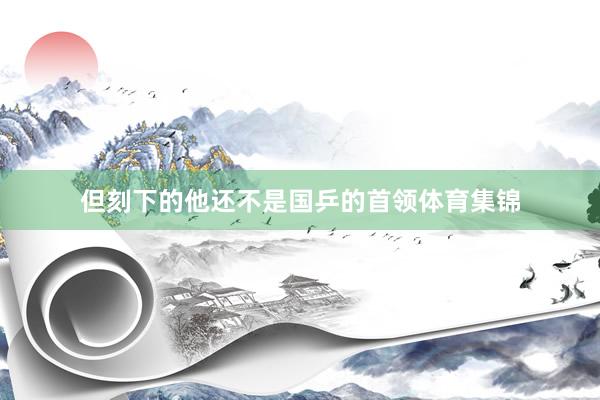 但刻下的他还不是国乒的首领体育集锦