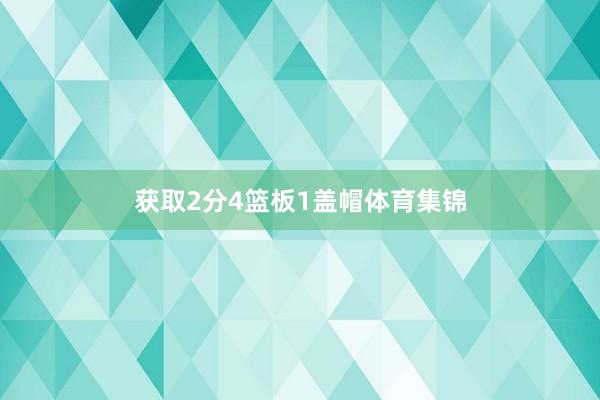 获取2分4篮板1盖帽体育集锦