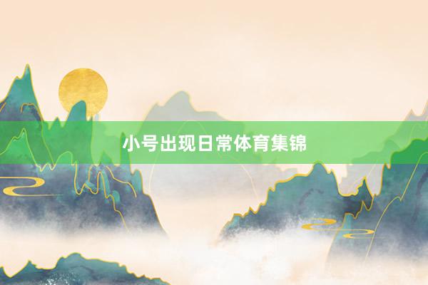 小号出现日常体育集锦