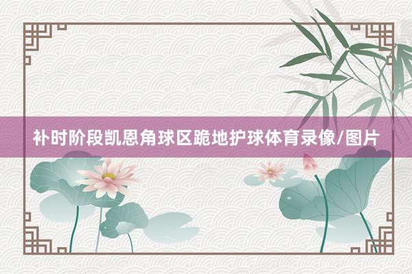 补时阶段凯恩角球区跪地护球体育录像/图片
